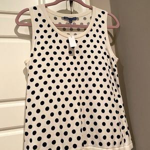 Talbots polka dots cami